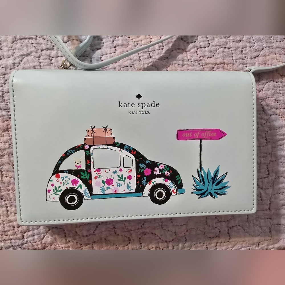 Kate Spade Floral Car Print Wallet
